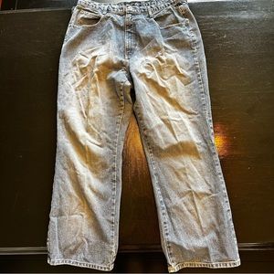 Venezia Size 20 Light Wash Denim Jean Wide Leg Mom Jean No Holes